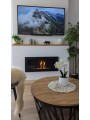 Chimenea de bioetanol Comfy 900 Slim cristal frontal