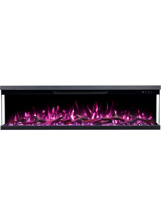 Chimenea eléctrica Unity llama morada