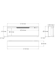Dimensiones Chimenea Eléctrica Unity 107