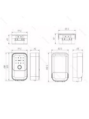 Dimensiones caja para llaves