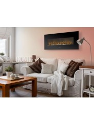 Chimenea de pared eléctrica Purline CHE-500 - Hogar Comfy