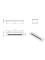 Dimensiones Quemador de bioetanol F9690 de Purline