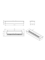 Dimensiones Quemador de bioetanol Purline F9660