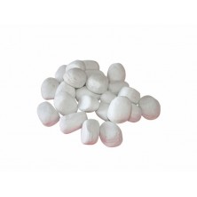 Piedras decorativas cerámicas blancas WINCBTOUT-05 de Purline para chimeneas bioetanol