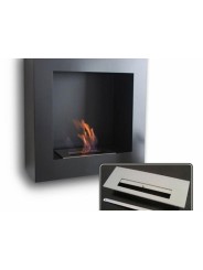 Bestbio Negra - Biochimenea de pared