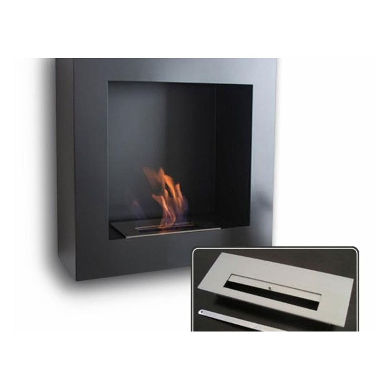 Bestbio Negra - Biochimenea de pared