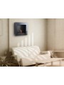 Biochimenea para colgar en la pared Bestbio Negra de Purline