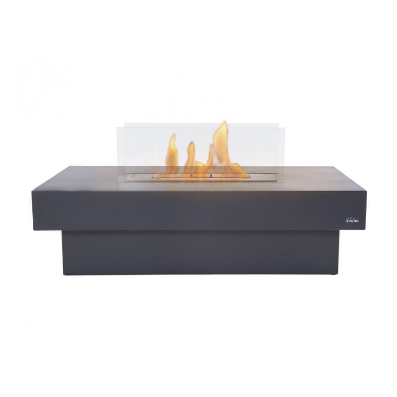 Mesa de centro con quemador de bioetanol Notos