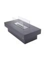 Mesa de centro en acero esmaltado con quemador de bioetanol Notos