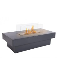 Mesa de centro con chimenea de bioetanol Notos