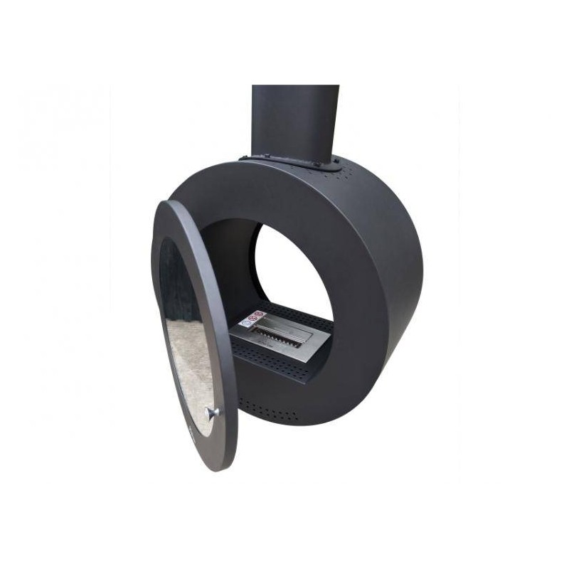 Chimenea de bioetanol de techo Purline Syke Round