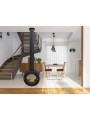 Chimenea de bioetanol para colgar en el techo SYKE Round