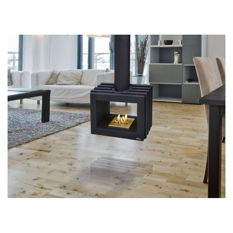 Chimenea de bioetanol de techo Purline Syke Rect