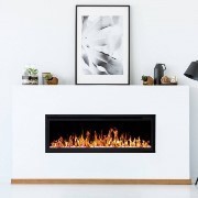 Chimeneas eléctricas decorativas y con calefactor - Hogar Comfy